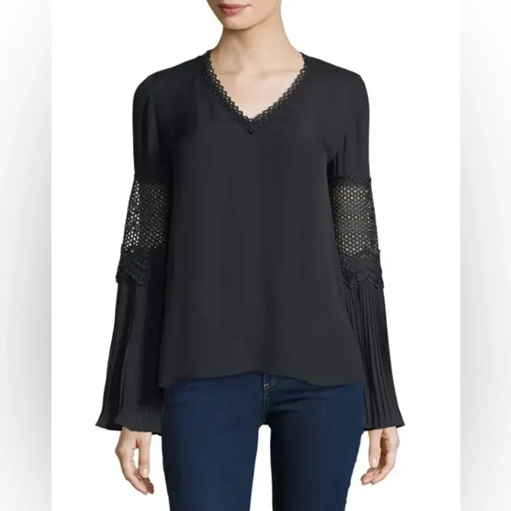 Kobi Halperin "Christine" silk blouse Large - Picture 15 of 15